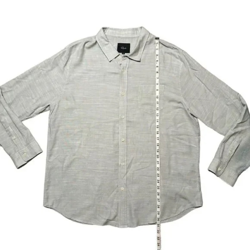 Rails Wyatt Shirt In Sage Cotton Button Up Long‎ Sleeve Soft Men's XXL